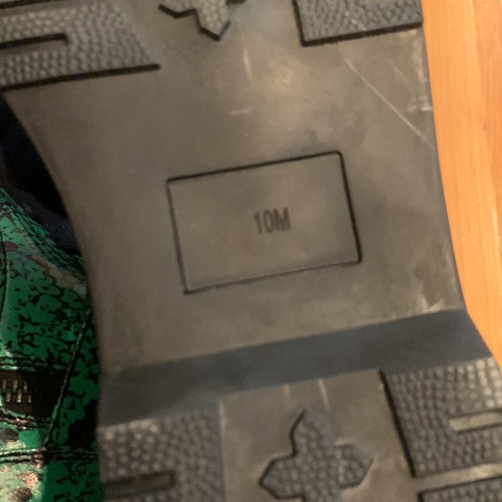 Current Mood Clothing Green Combat Boots Snakeskin Biker Moto Shoes Dolls Kill - Picture 12 of 13